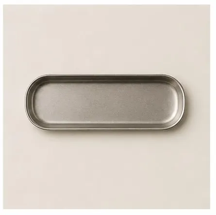 Steel Pen Tray — Ruled